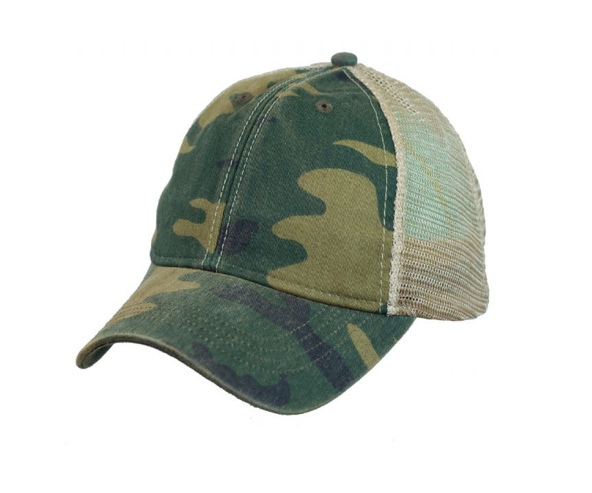 Overdye Vintage Distressed Hat With Fabric Strap Closure - ODMC ( 3 Colors )