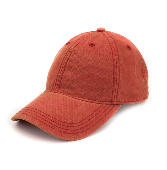 Structured Overdye Full Canvas Fabric Cap