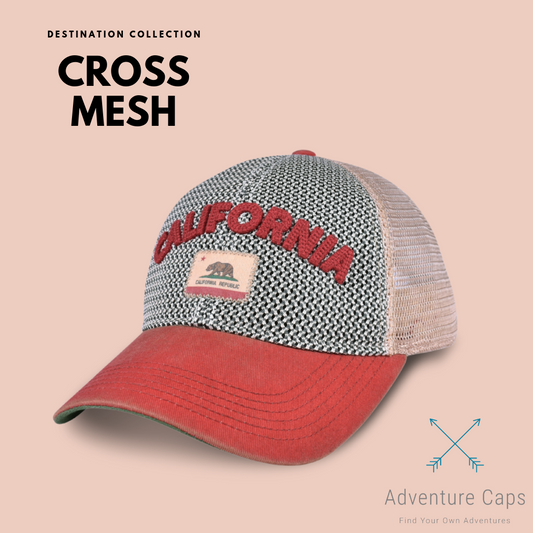 California Cross Mesh  |  Classic Snapback