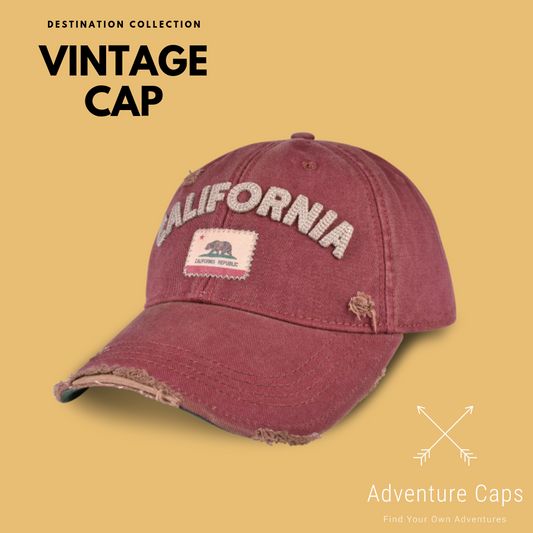 California Vintage Cap  |  Classic Snapback