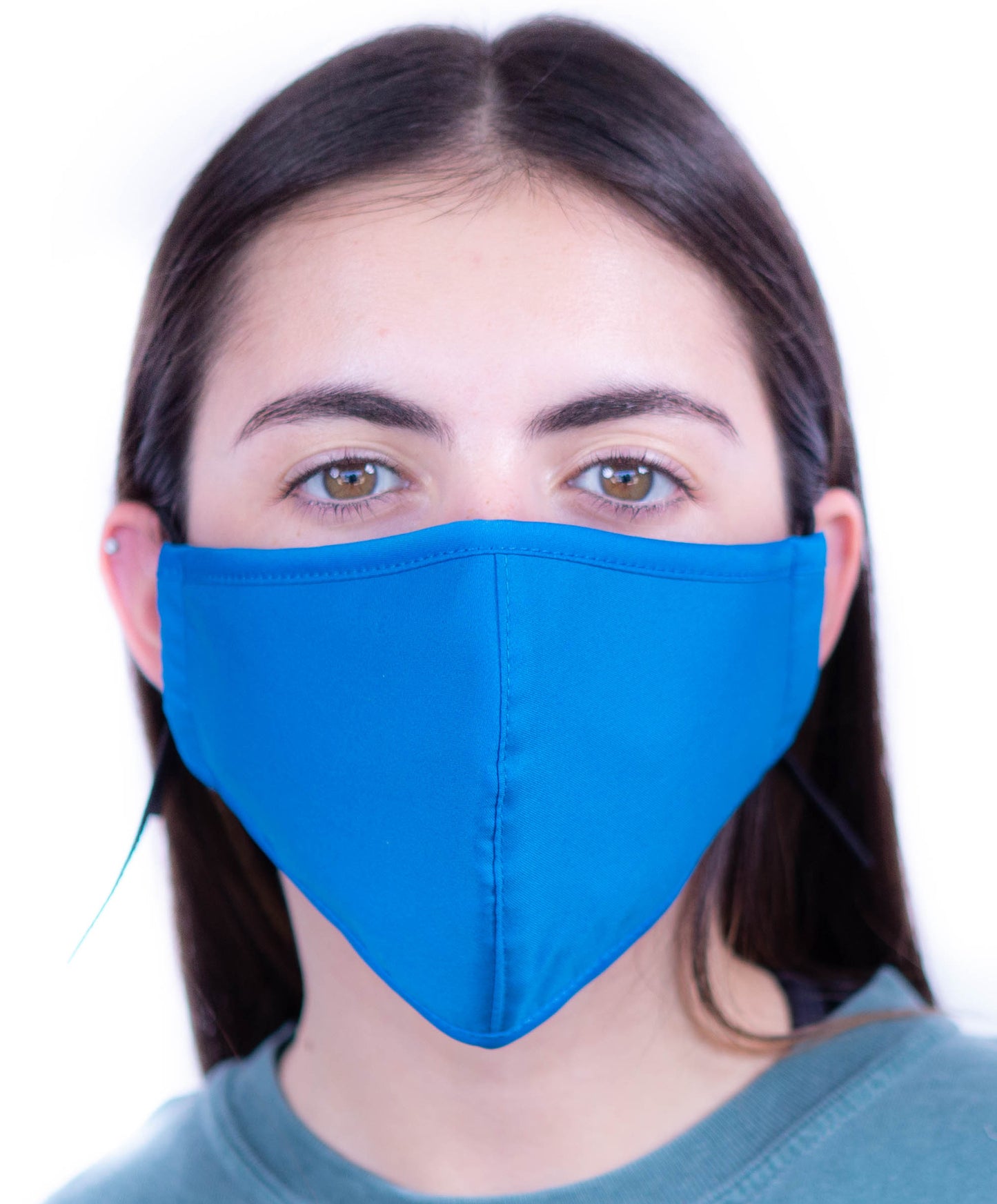 3 Layer Fabric Facemask W/Toggles ( 10 Colors)