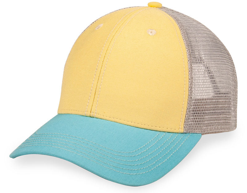 Canvas Structured with Nylon Mesh Hat ( 11 colors )