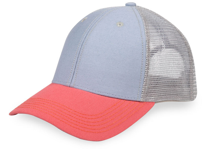 Canvas Structured with Nylon Mesh Hat ( 11 colors )