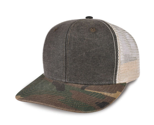 Structured Decaying Washed Cotton Hat ( 2 Tone)