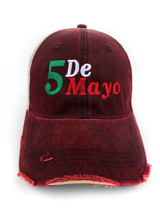 5 De Mayo Logo Trucker Cap