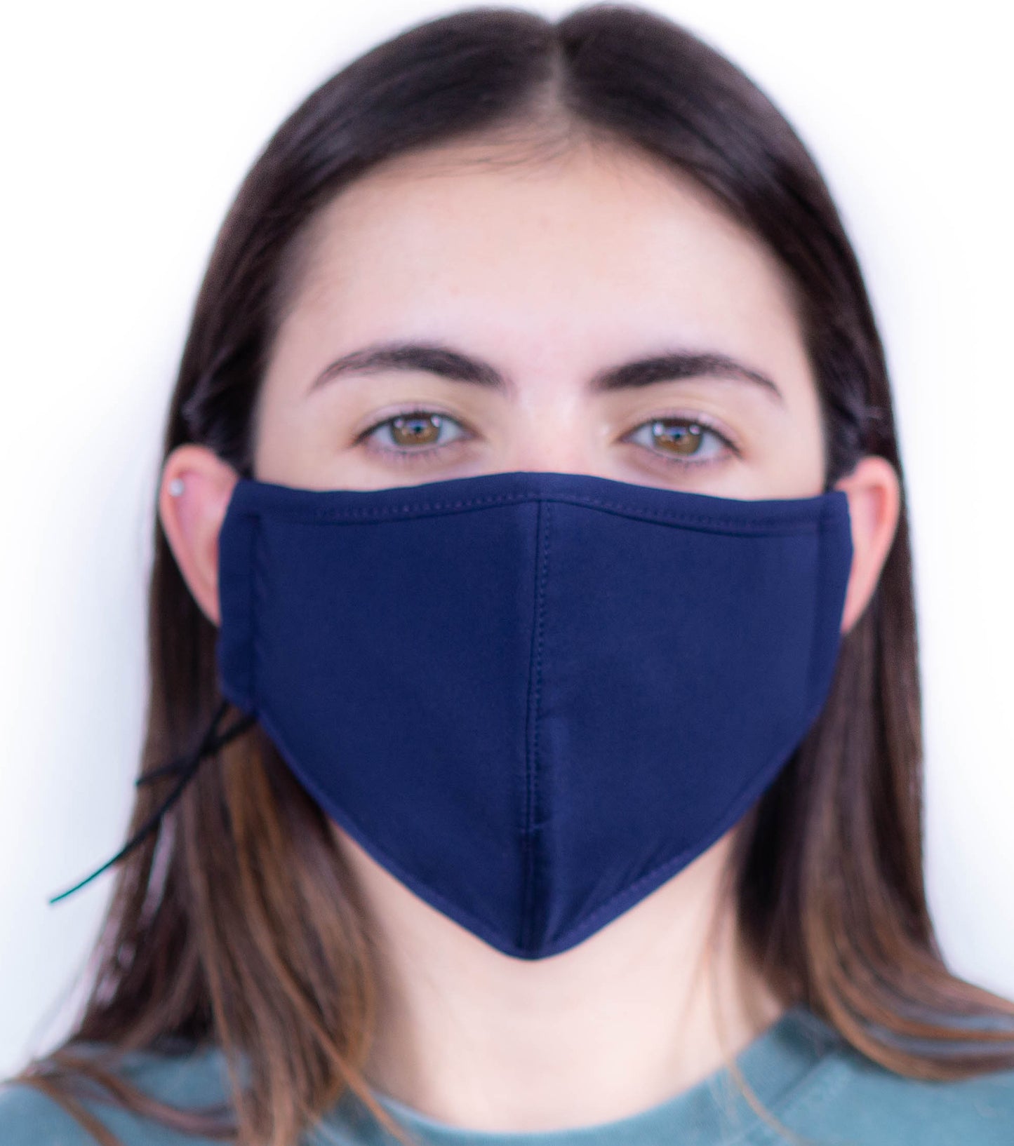 3 Layer Fabric Facemask W/Toggles ( 10 Colors)