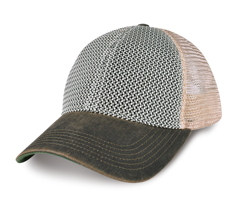Unstructured Decaying Wash Mesh Hat （2 Tone）