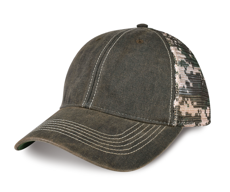 Trucker Camo Washed Hat （ 7 colors ）