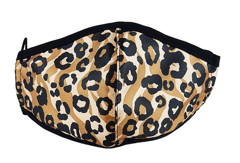 Leopard print Double Layer Mask front